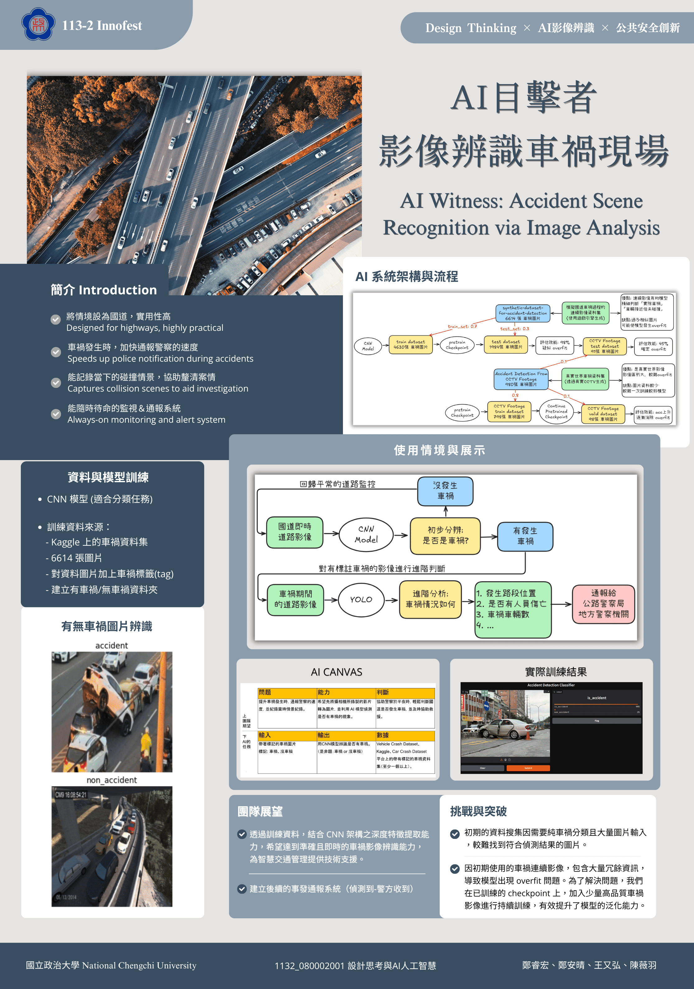 AI目擊者 影像辨識車禍現場